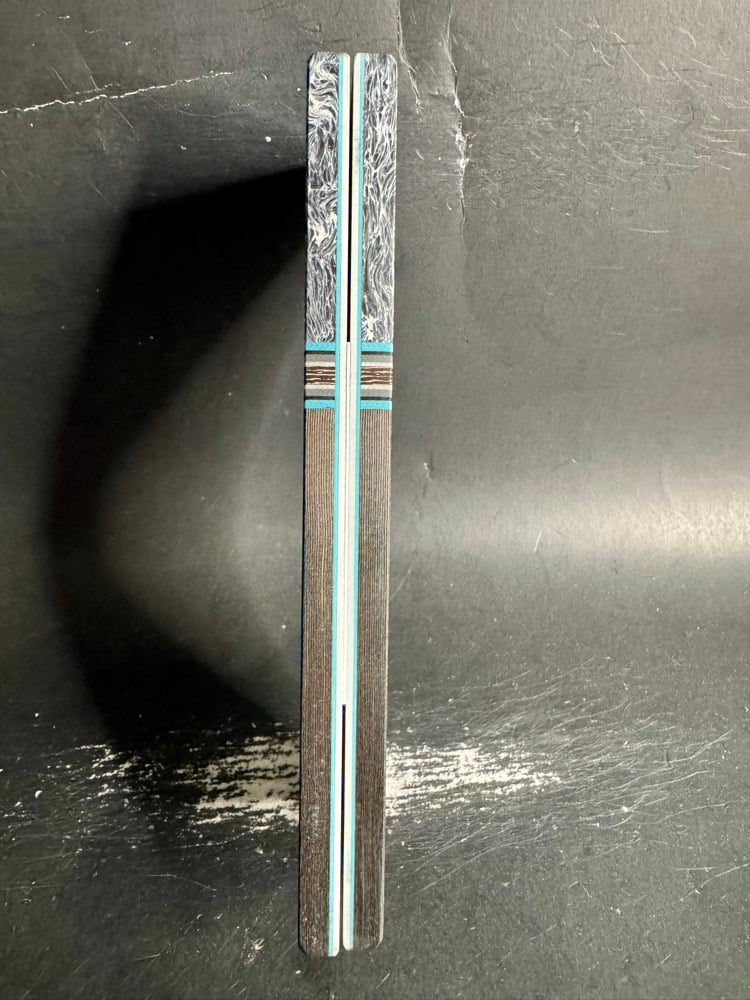 Image of Fat Carbon & Camo Carbon Segmented Knife Scales