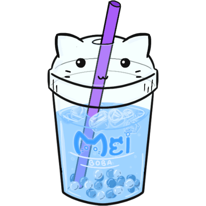 Image of Neko Boba Stickers