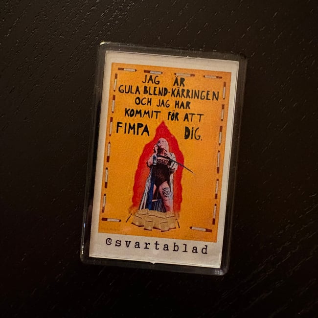 Magnet - Gula Blend-kärringen