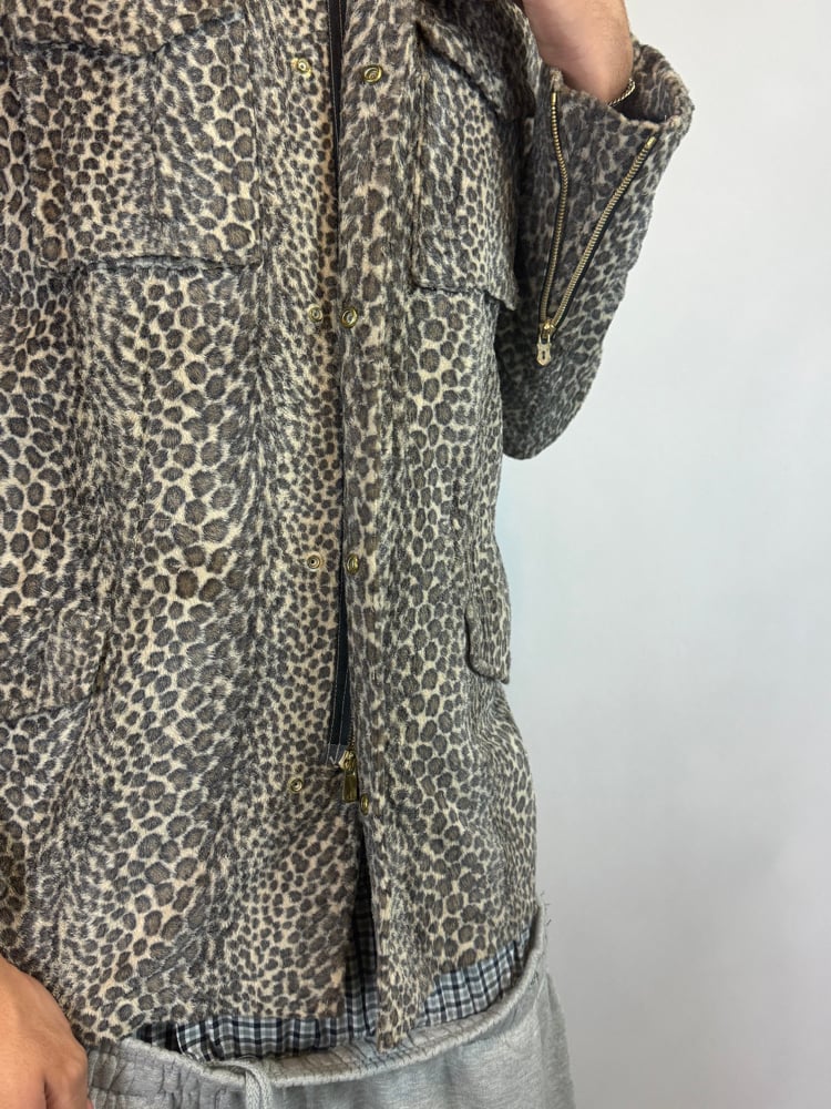 Image of Roar Short-Hair Leopard Jacket