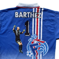 Image 4 of Rare Barthez France 98 Bootleg Football Shirt 