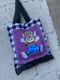 Image 1 of Bolsiña feita a man. ARALE VICHY. Deseño exclusivo!
