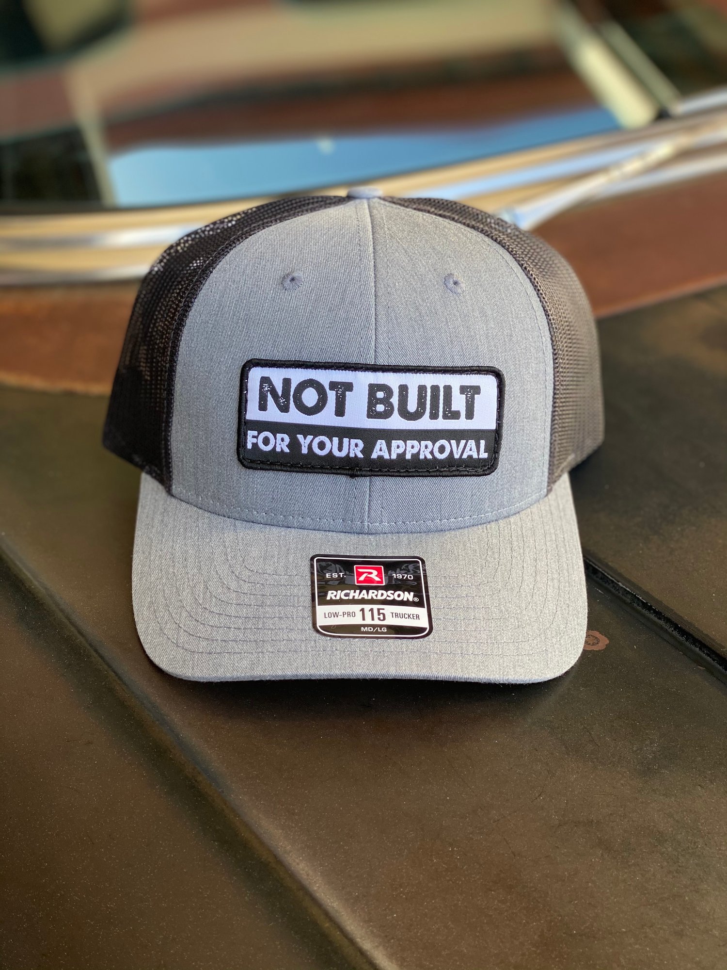 Not Built For Your Approval - Heathered Gray | Sweet Patina