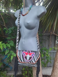 Image 8 of Barca Bag - Grey zebra