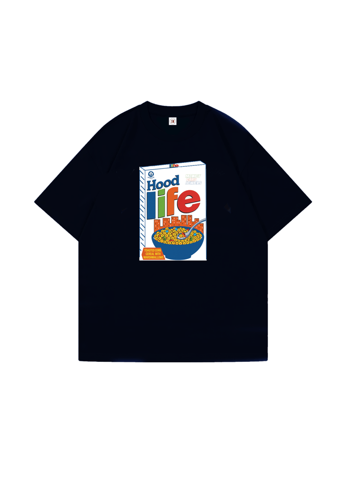 Image of HOOD LIFE CEREAL BOX (BLACK)
