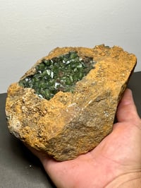 Image 9 of Ludlamite Crystal Geode Cluster Specimen | Brazil #2852