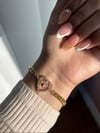 Blinged Cuban Evil Eye Protection Bracelet