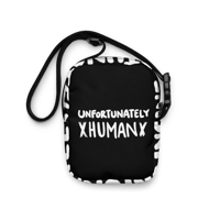 Image 1 of Unfortunately Human (Black/White) Utility Crossbag