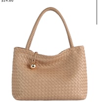 Image 2 of woven satchel 