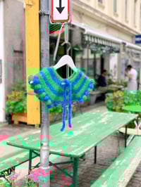Image 4 of Striped Mohair Bubble Collar no. 1