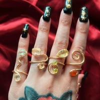 Image 2 of Whimsical Crystal Rings