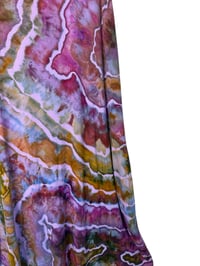 Image 5 of XXL Jersey Knit Pocket Tank Dress in Muted Tropical Geode Ice Dye