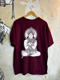 Image 2 of SPIRITUAL SXE SRI HANUMAN /Shirt (Darkred)