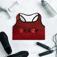 Image 1 of BRAZYRED Padded Sports Bra