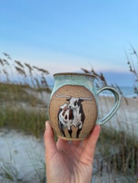 Image 1 of Handpainted Longhorn