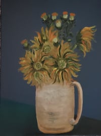 Sunflower and Thistles