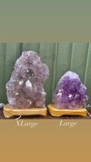 Image 3 of Amethyst Crystal Lamp (Email or DM to see stock)