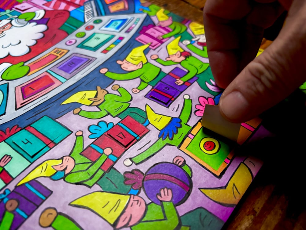 Image of AVENT CALENDARS hand inked originals