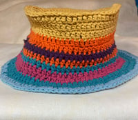 Image 4 of 6 Band Crochet Bucket Hat