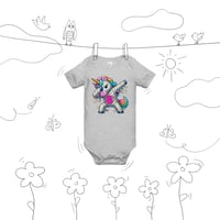 Image 5 of UNICORN DAB Baby short sleeve one piece