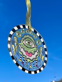 Image 4 of Many Eye Monster Glass Ornament