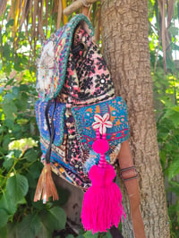 Image 5 of Skiathos back pack bag - turquoise 