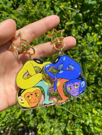 Image 1 of Sad monkey keychain