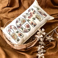 Image 3 of Vintage Australian floral personalised name cushion 