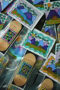 Image 1 of Stoned Boarder x Purple Mountains (34mm decks) 