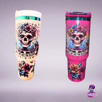 40 oz tumbler with Straw