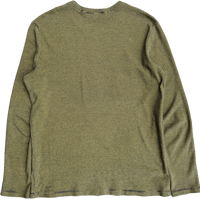 Image 3 of '07 Raf Simons "R" Logo Striped Longsleeve - M