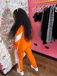 Image 4 of Orange & White Tracksuit