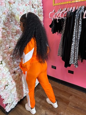 Image of Orange & White Tracksuit