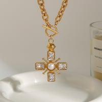 Image 4 of Valencia Cross Necklace