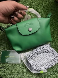 Longchamp leather green 