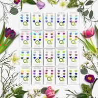 Image 1 of Set 3 párů náušnic Srdíček 1cm 