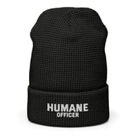 Image 1 of Humane Officer Waffle beanie