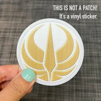 Image 1 of Vern's Dress Patch VINYL STICKER