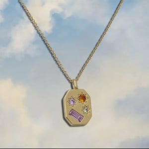 Image of Junk Jewels Kaleidoscope Disco Necklace