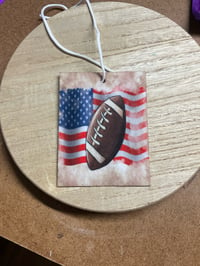 Men football car freshener