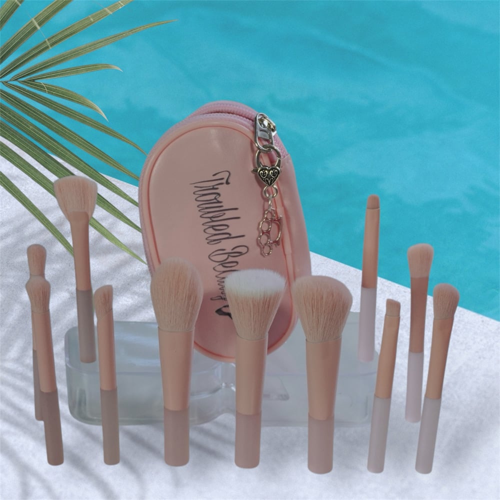 Image of Troubled Mini Travel Makeup Brush Kit