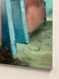 Image 4 of Painting / maleri / "ISLANDS BRYGGE – Malerdrømme og tankestreger – Havneparken II" 