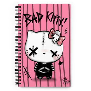 Bad Kitty!! Spiral notebook