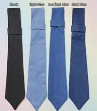 Image 1 of Plain Denim Ties