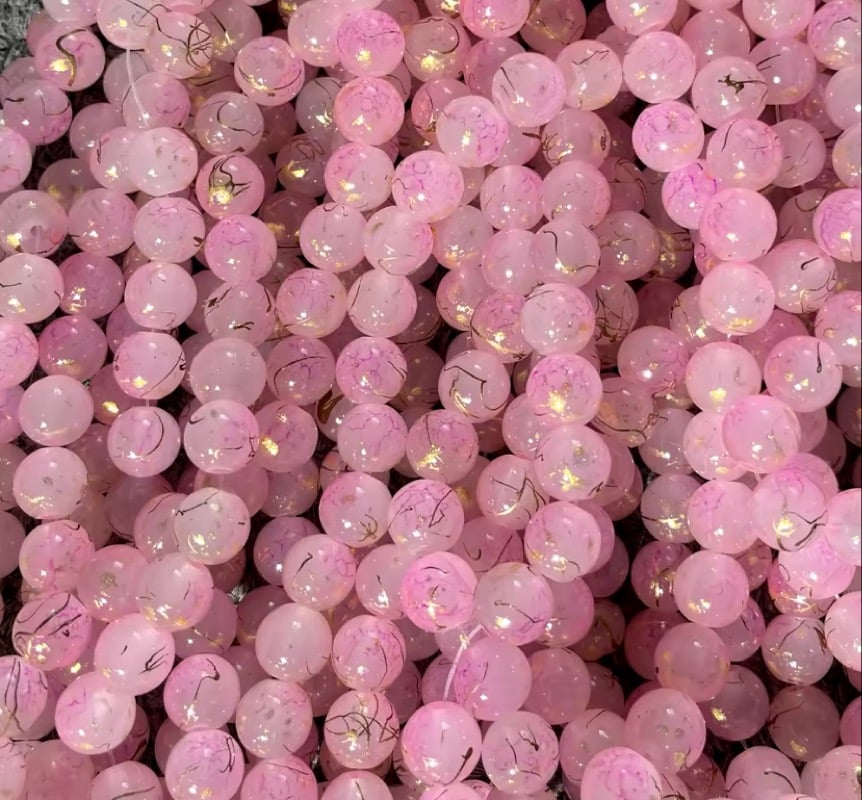 Image of Pink Champagne Bead #31