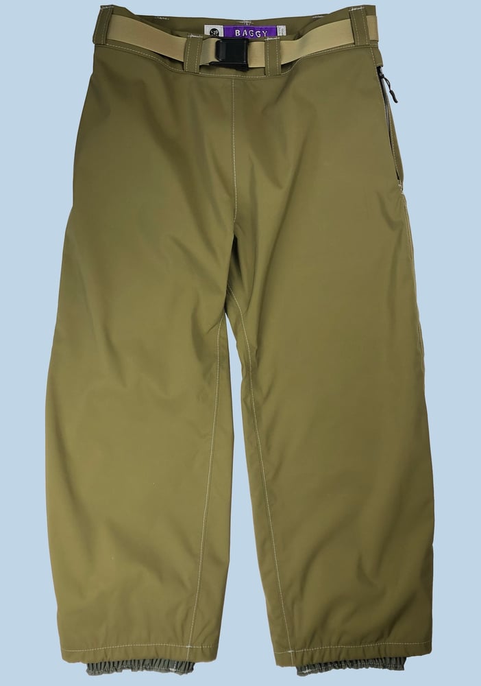 Image of MILITARY GREEN TECHNICAL LIZARD PANTS