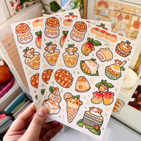 Image 3 of Mango & Cream Sticker Sheet