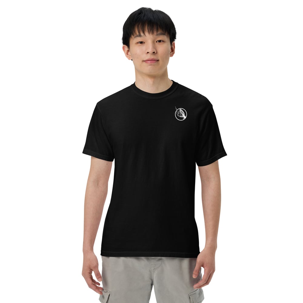 Image of Heavyweight Black Snake Tee