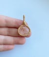 Rose Quartz mini pendant 