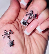 Image 2 of Bow star dangles 